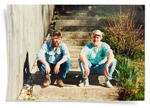 Chris and Andrew Offutt at home in Haldeman, Ky., in 1994 from NYTimes Magazine